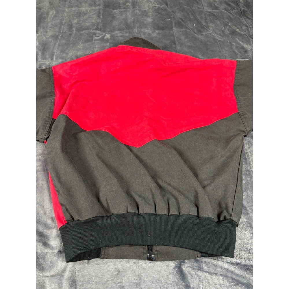 Vintage Bee-Wild Award Design Apparel Bomber Jacket Red Black Ballerina Womens S - Picture 10 of 11
